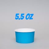 apo cup® Customizable 5.5oz Paper Yogurt Cup / Food Container - Colors - CRS APO - 4