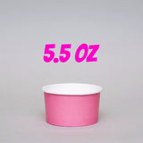 apo cup® Customizable 5.5oz Paper Yogurt Cup / Food Container - Colors - CRS APO - 2