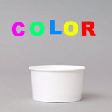 apo cup® Customizable 5.5oz Paper Yogurt Cup / Food Container - Colors - CRS APO - 1