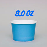 apo cup® Customizable 8 oz Paper Yogurt Cup / Food Container - Colors - CRS APO - 2