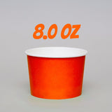 apo cup® Customizable 8 oz Paper Yogurt Cup / Food Container - Colors - CRS APO - 4