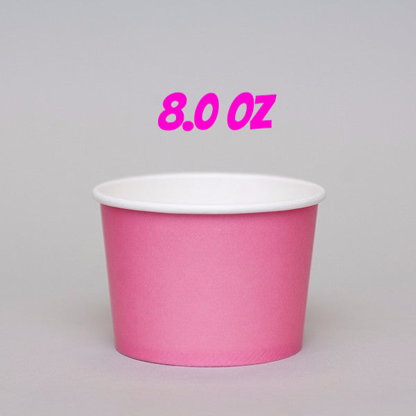 apo cup® Customizable 8 oz Paper Yogurt Cup / Food Container - Colors