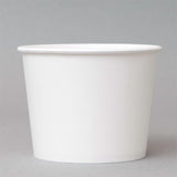 apo cup® Customizable 32oz Paper Yogurt Cup / Food Container - WHITE - CRS APO